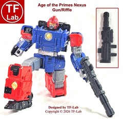 Gun Riffle Transformers Age of the Primes Nexus Prime upgrade kit TF-Lab