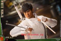 TW2141: TWTOYS White Ninja (GI Joe Storm Shadow) 1/12 ACTION FIGURE In Stock