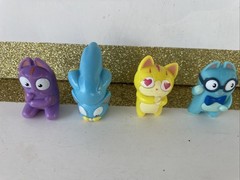 Lost Kitties Series 2 Boops ,Bonbon , Professor , And Sid Figures Lot ^..^