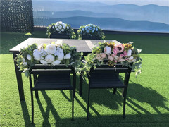 H&S BRIDAL Wedding Arch Flowers 30 Inch Rustic Artificial Floral Swag Decor | Pe