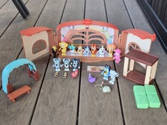 Bluey School Playset w/ Figures And Accessories, The Terriers, Chloe, Rusty, Etc