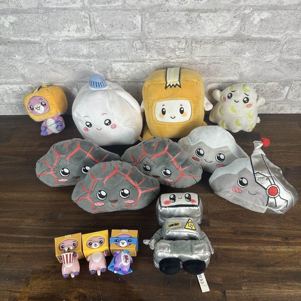 Lanky Box Lot Lanky Box Figures, Plush and Toys Lot Milk Lava Ghost 4925