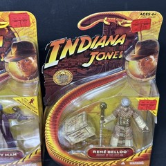 Indiana Jones Raiders of the Lost Ark 3 3/4″ Action Figures Lot of 6 New Sealed