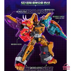 Miniforce Dino Emperor EX Transforming Robot Figure Dinoid Warrior Small Size