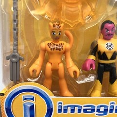 Imaginext Cheetah And Sinestro Figure Set Ultra Rare 2015 New Box Damage Sale