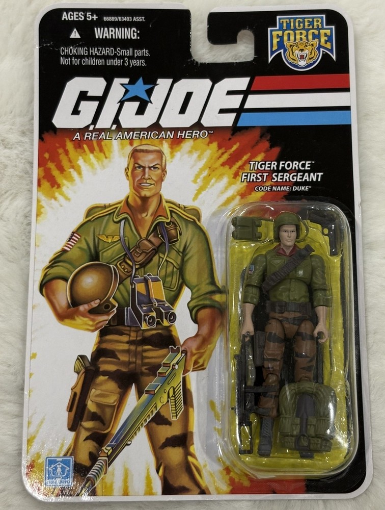 GI JOE Tiger Force First Sergeant Duke 3.75” Action Figure 25th Anniversary 2008