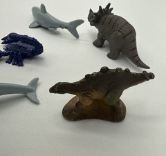 Lot Of Plastic Rubber Metal Dinosaur Shark Figures ANIMALS & OTHER Toys Vintage