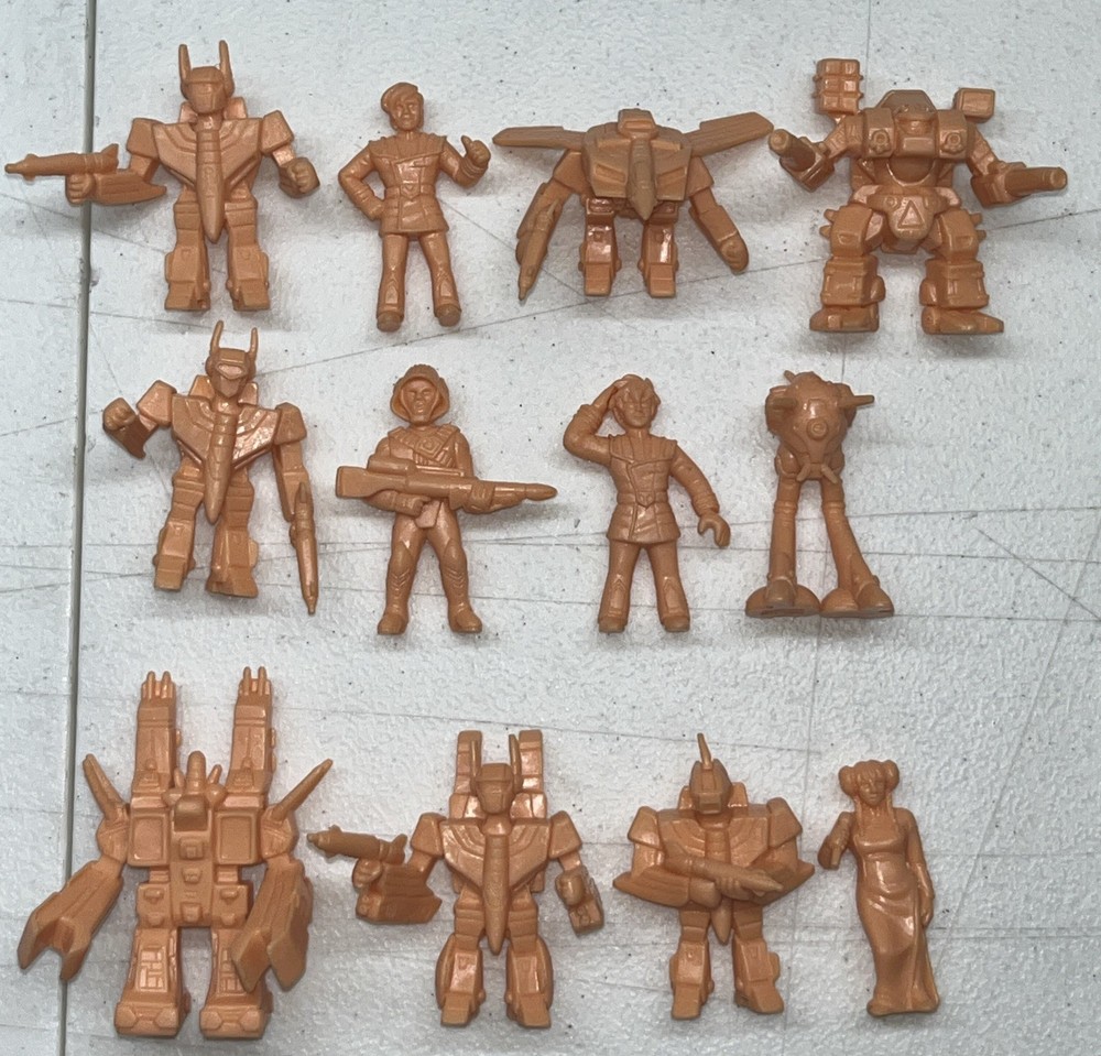 Super 7 robotech M.U.S.C.L.E. full set of 12 figures in flesh color, 2018