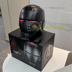 Iron Man Mk5 Black 1:1 Helmet Wearable Voice-control Open&close Cosplay Boxed