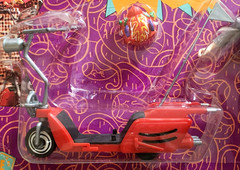 1988 Matchbox Playhouse Pee-Wee Herman, Scooter & Helmet Figure Set Sealed READ