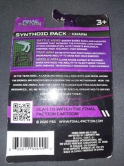 Final Faction Alpha Team 1 Steadfast Cyborg & Weapons Pack Synthoid & Shock Arms