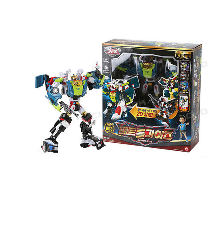 Hello Carbot The Braves PATROL GUYS Heat Guy Code Guy Transformer Robot Toy 2025