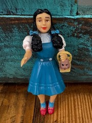 The Wizard of Oz Vintage 50th Anniversary 1988 Figure Poseable Dorothy and Toto