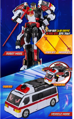 [Pre-Order] Metal Cardbot W Season3 BLOODWING Bat Transformer Robot /korea toy