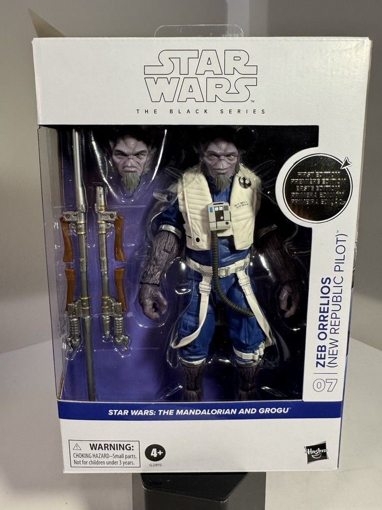 Star Wars Black Series Zeb Orrelios New Republic Pilot First Edition Deluxe NIB