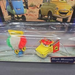Disney Pixar Cars Supercharged Movie Moments Ferrari Fans Guido & Luigi Mattel