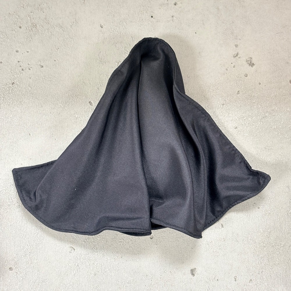 PB-C-BLK: 1/12 scale black wired cape for 6″ action figure