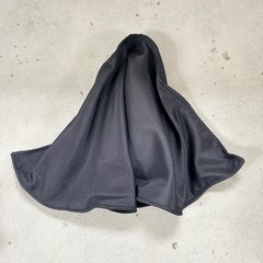 PB-C-BLK: 1/12 scale black wired cape for 6″ action figure