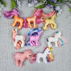 My Little Pony G3 Lot 8pc Sparkleworks Petal Blossom Lulabelle Sunny Daze