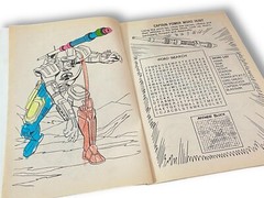 1982 Gi Joe Coloring Book & Captain Power Coloring Book 1987 Lot of 80s
