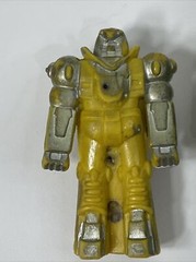 Vintage Robot Pencil Topper Eraser Hong Kong Rubber Warrior Figure