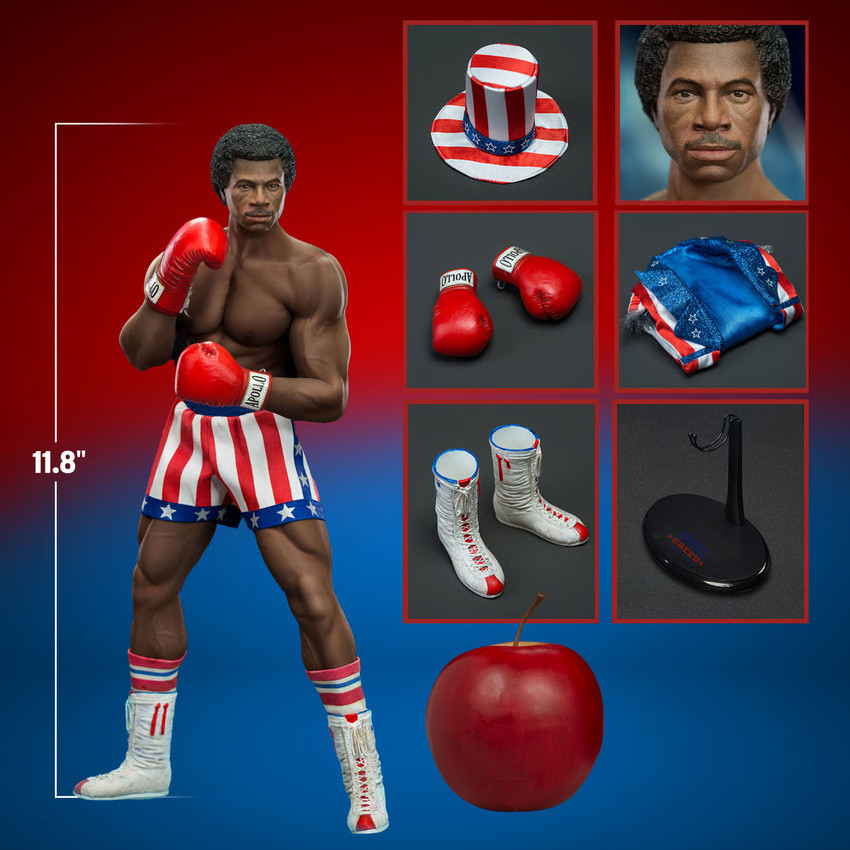 Star Ace Apollo Creed Rocky 1/6 Scale Boxing Action Figure Hot Toys