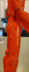 1975 Marx Johnny West JWA Orange Geronimo Figure in Good Condition