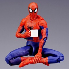 Spider-Man: Into the Spider-Verse Action Figure Toys Peter B. Parker Miles Model