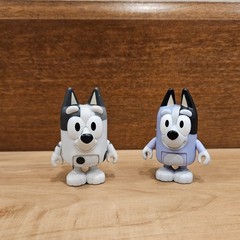 Muffin and Socks – Bluey Moose Toys Figure Lot – Fresh from Package