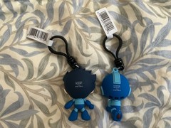 Mega Man 3D Figural Keychain No Helmet & Running Mega Man + bag, Monogram, READ