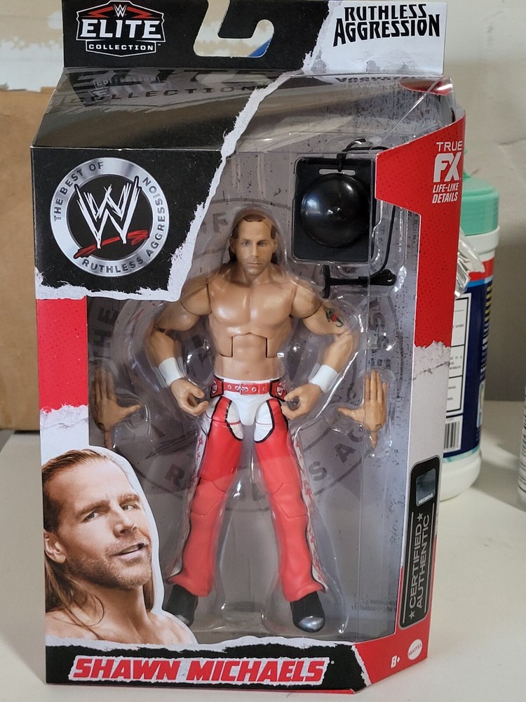 Mattel WWE Ruthless Aggression Shawn Michaels 6” Wrestler Action Figure New