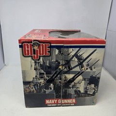 G.I. Joe Navy Gunner With Twin Mount Anti-Aircraft Mechanized 40mm Hasbro