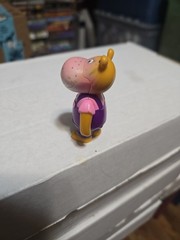 Richard Scarry Busy Town Mysteries Hilda the Hippo Figure 2011 Purple Overalls