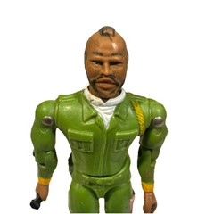 The A-Team Mr.T, B.A. Baracus Green Suit Action Figure/ Cannell Prod. 1983 Loose