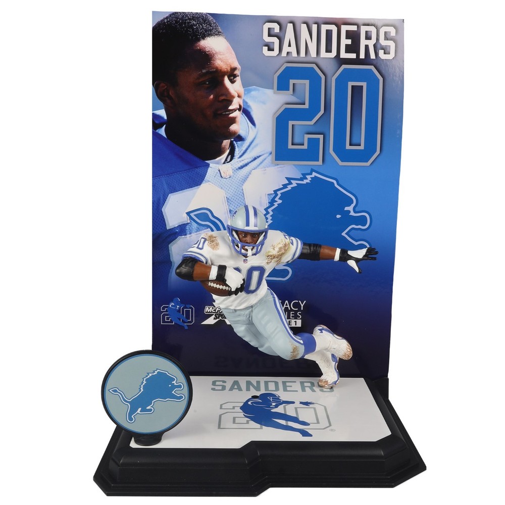 Barry Sanders (Detroit Lions White Jersey)NFL 7″ Figure McFarlane’s SportsPicks