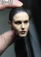 1/6 Female Head Sculpt KUMIK KM13-11 black hair For 12″ figure Hot Toys ❶USA❶