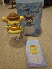 Miniso Sanrio Characters Ocean Pearls Blind Box Figure, Pompompurin,mini Jar