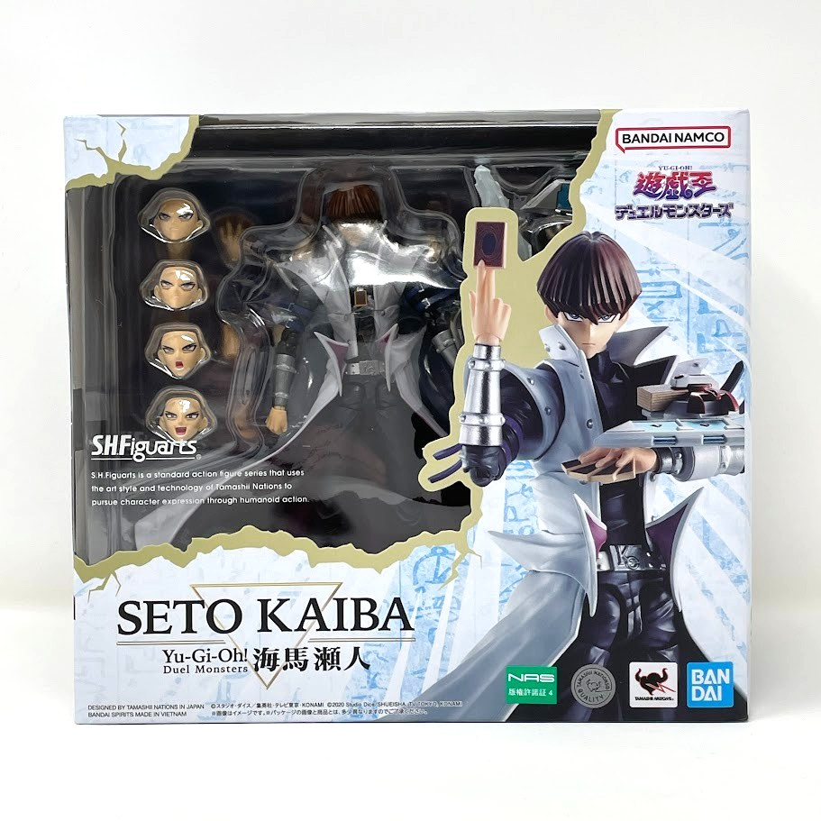 S.H.Figuarts Seto Kaiba Yu-Gi-Oh! Duel Monsters TAMASHII NATIONS Japan New