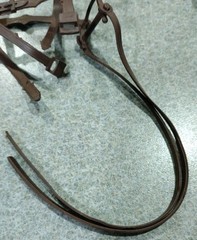 1960’s-70’s Marx Johnny West Brown Bridle Bit 2 Reins Nice Cond Intact #4