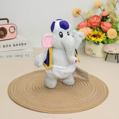 Elephant Blue Toad Super Mario Bros Wonder Plush Toy Stuffed Animal Figure 8″
