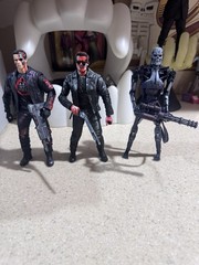 NECA T-800 Terminator 2 Classic 8-Bit Video Game 7″ Figure LOT OF 3 US SELLER
