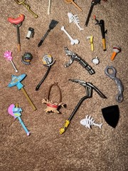 Fortnite Figure Accessories Lot 85 Pc Weapons Back Blings Tools Food Meds Parts