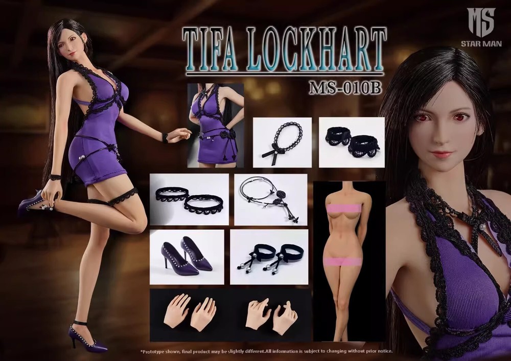New STAR MAN MS-010B 1/6 Fantasy Goddess Tifa Lockha 12″ Action Figure in stock