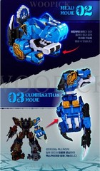 Miniforce Dinoid Warrior DINO COMMANDER+THUNDER TYRA STORM TERA BURNING KERA Set