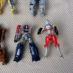 Lot (7) Transformers Rise of Beasts Figures Flex Changer Cheetor Optimus Primal