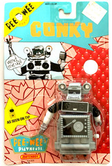 1988 Pee-Wee Herman Playhouse “CONKY” Figure Wind-Up 6″ Matchbox Sealed READ