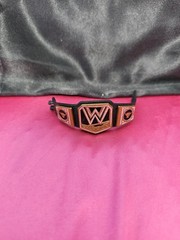 WWE The Rock Elite Figure Universal Championship Title Belt Black Brahma Bull