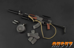 1/6 Assault Rifle Set Weapon Gun Model for 12″ Action Figure Soldier War Toys