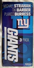 NFL McFarlane Sportspicks New York Giants 3 Pack: Strahan, Barber, Burress. 2006