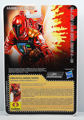 GIJCC GI Joe FSS 4 Cobra Inferno B.A.T. BAT New on Sealed Blister Card